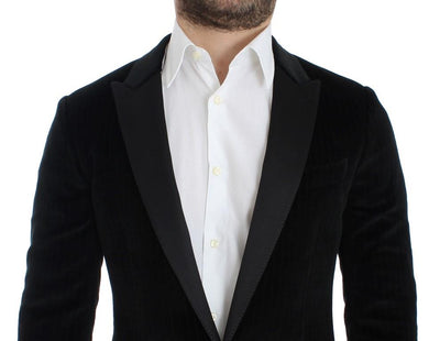 Black striped slim MARTINI blazer