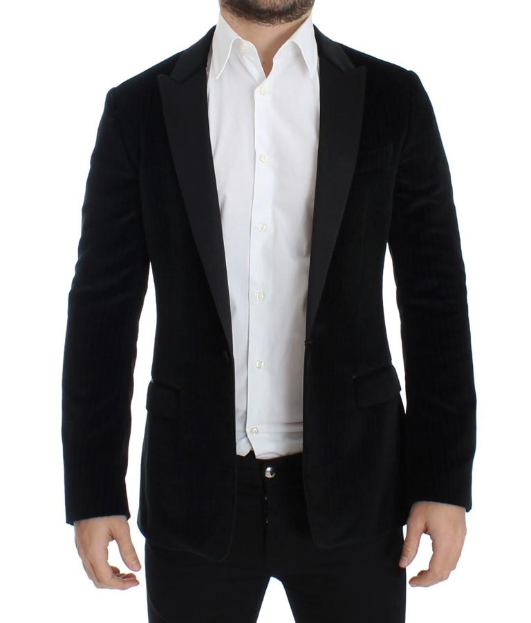 Black striped slim MARTINI blazer