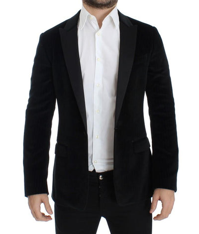 Black striped slim MARTINI blazer