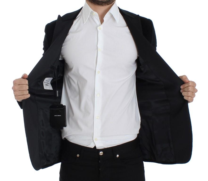 Black striped slim MARTINI blazer