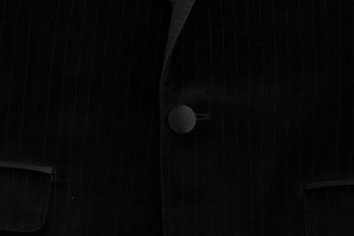 Black striped slim MARTINI blazer