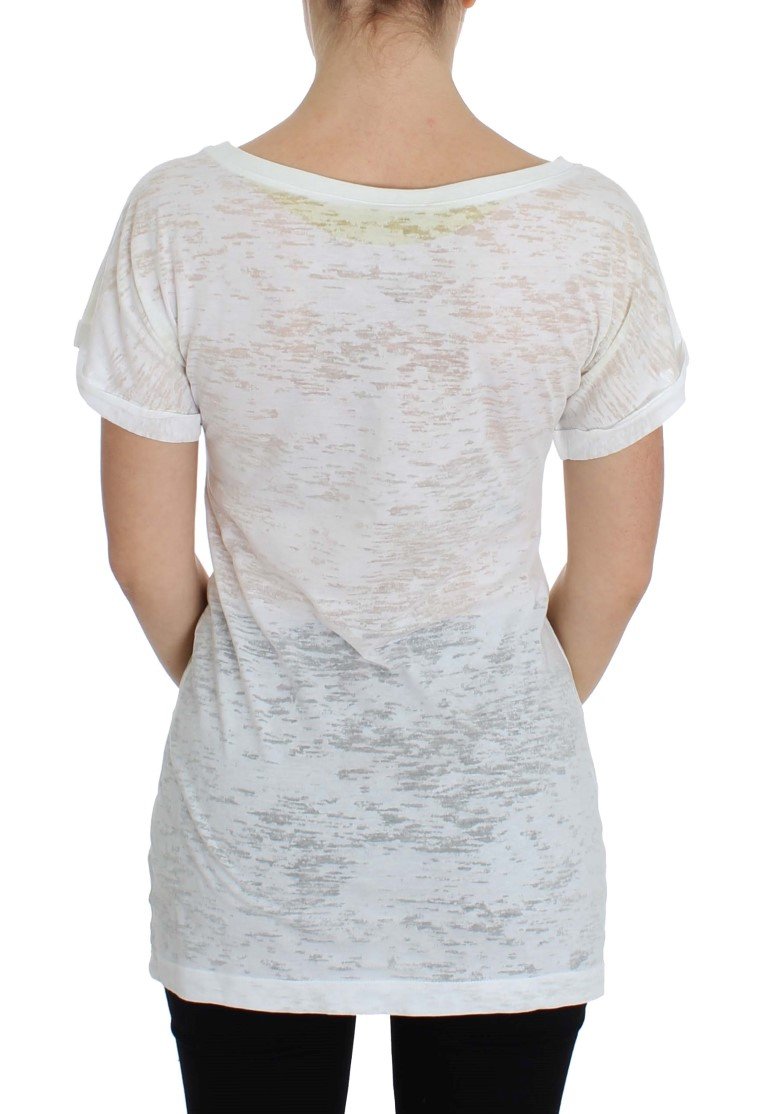 Multicolor Dog Print T-shirt
