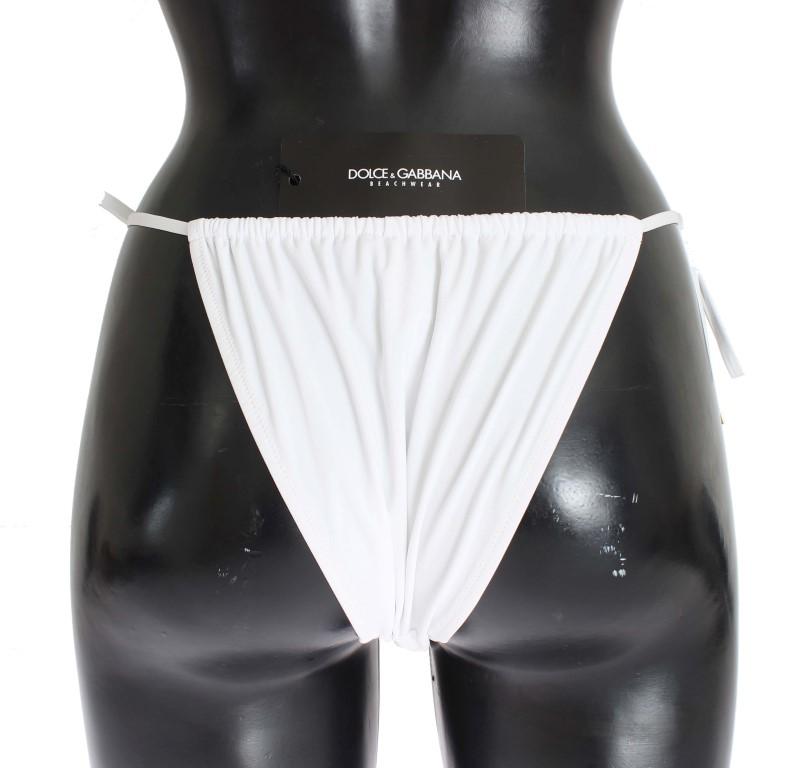 White Bikini Bottoms Beachwear