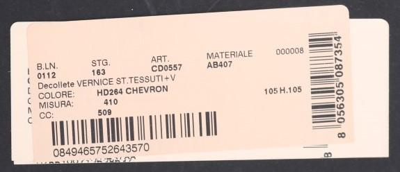 Gray Black Pattern Leather Pumps