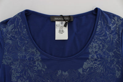 Blue Modal Stretch T-shirt