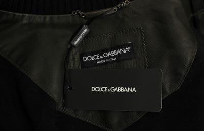 Brown Calf Leather Jacket Flight Aviator