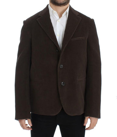 Brown manchester stretch blazer
