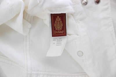 White Cotton Capri Jeans