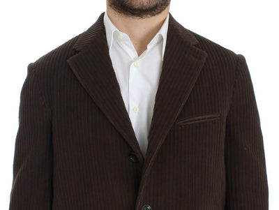 Brown manchester stretch blazer