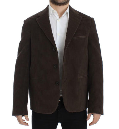 Brown manchester stretch blazer