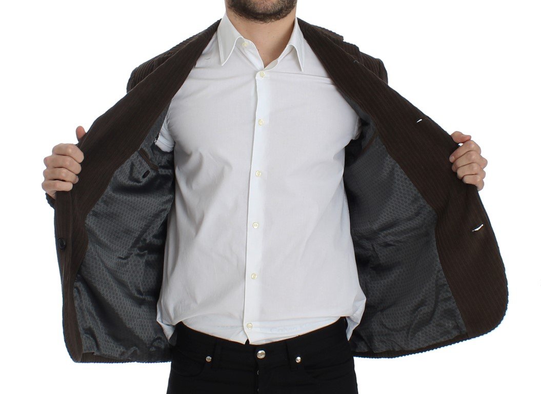Brown manchester stretch blazer
