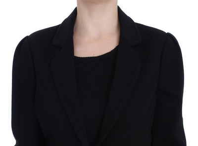 Black Stretch Blazer Jacket