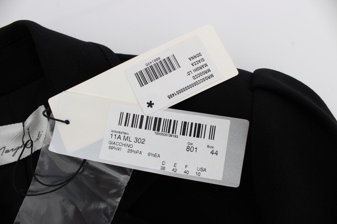 Black Stretch Blazer Jacket