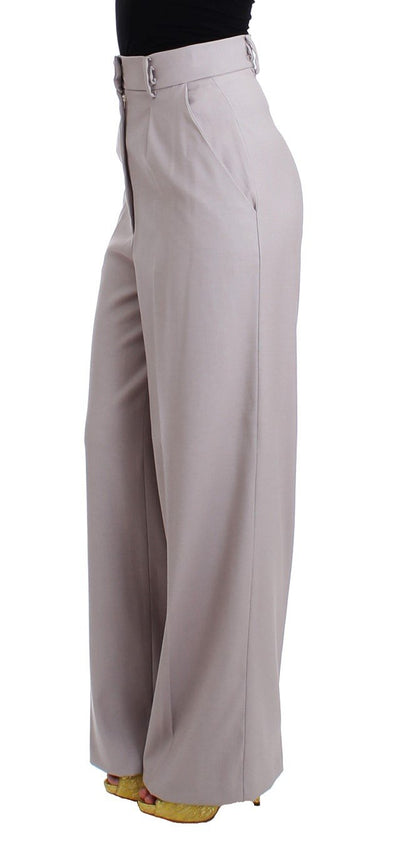 Gray high waist pants