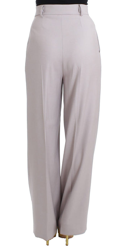 Gray high waist pants