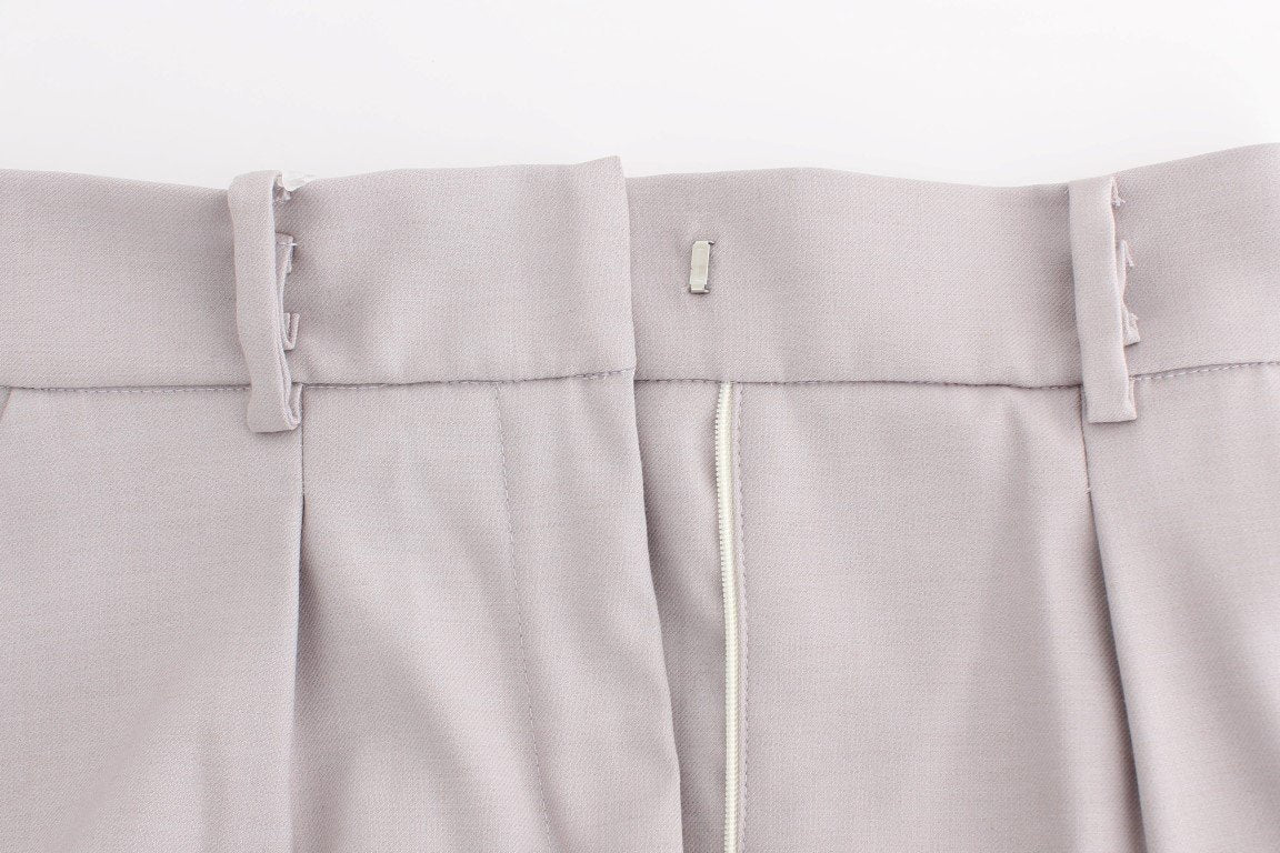Gray high waist pants