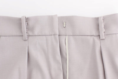 Gray high waist pants