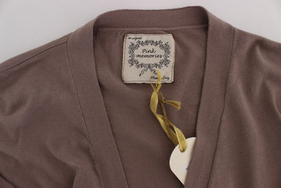 Pink Button Down Cardigan Sweater