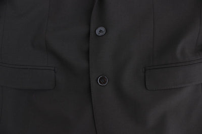Brown wool MARTINI slim fit blazer