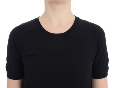 Black Crewneck Sweater T-shirt