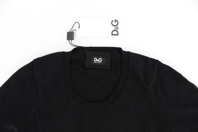 Black Crewneck Sweater T-shirt