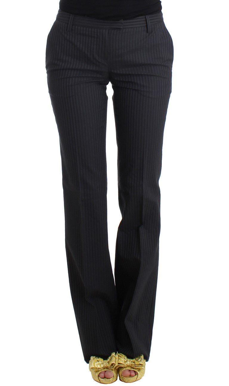 Black cotton dress pants