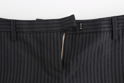 Black cotton dress pants