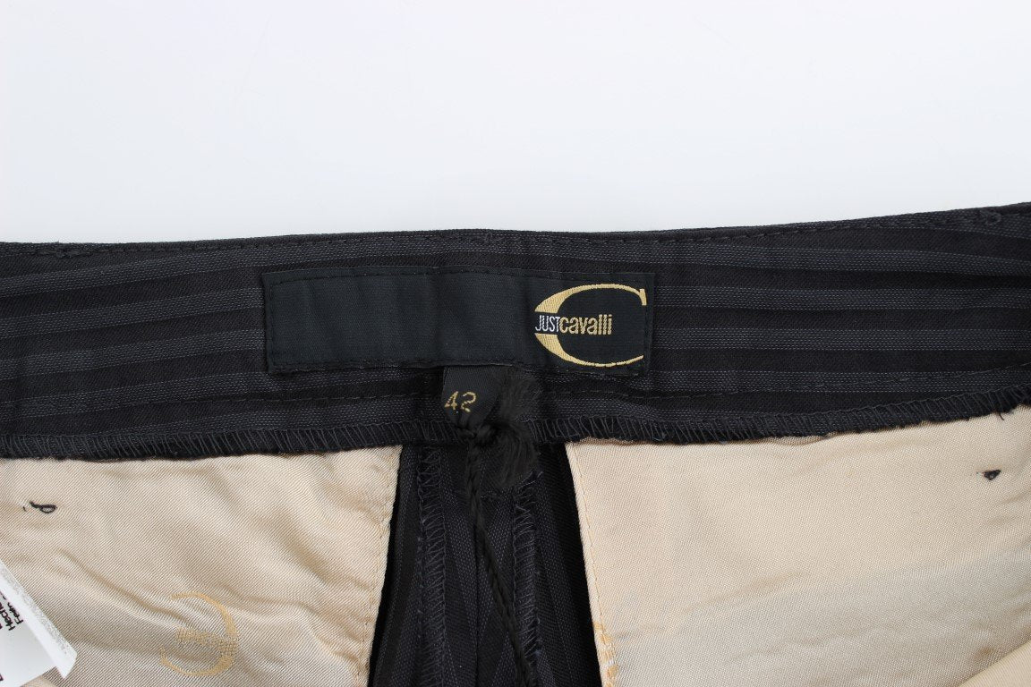 Black cotton dress pants