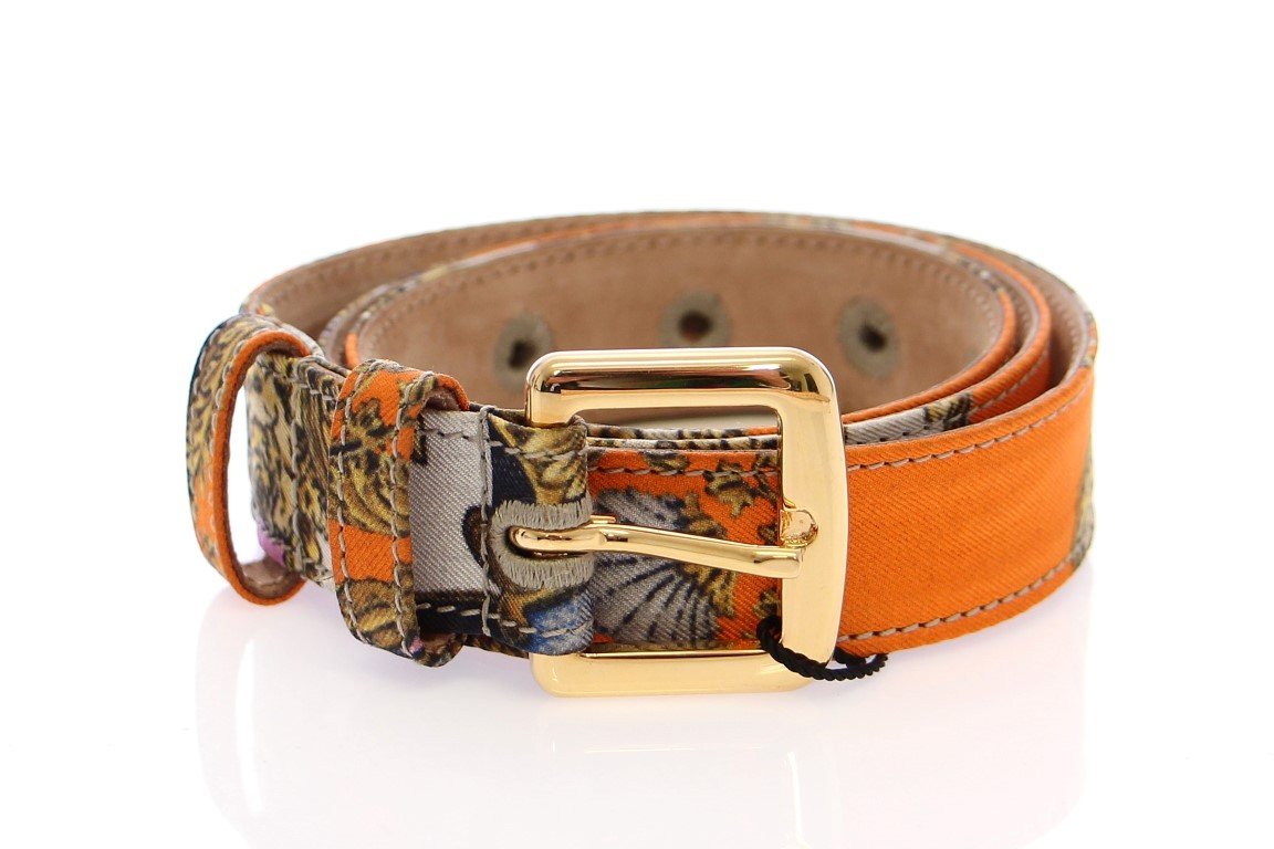 Multicolor Silk Logo Belt