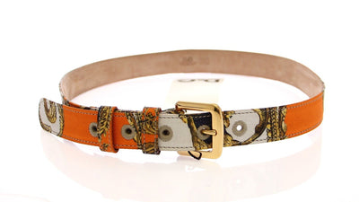 Multicolor Silk Logo Belt