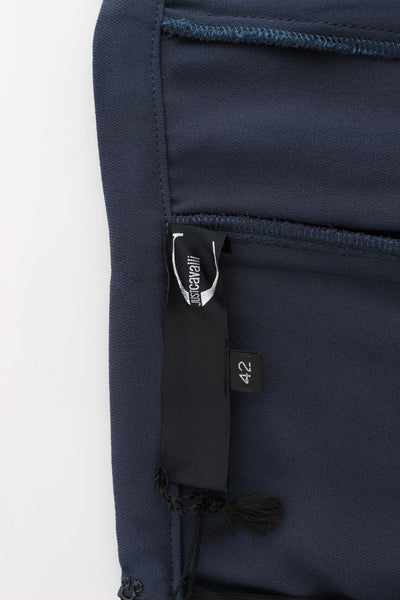 Blue pencil skirt