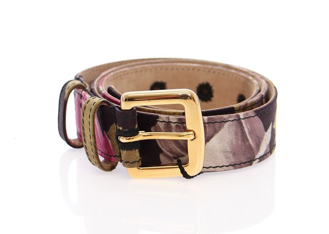 Multicolor Silk Logo Belt