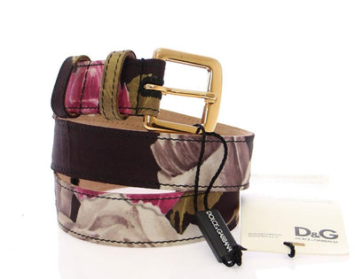 Multicolor Silk Logo Belt