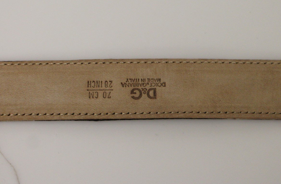 Multicolor Silk Logo Belt