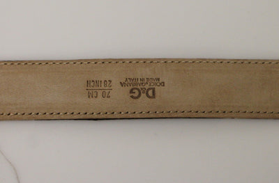 Multicolor Silk Logo Belt