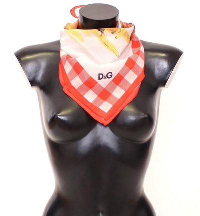 Multicolor Motive Cotton Scarf