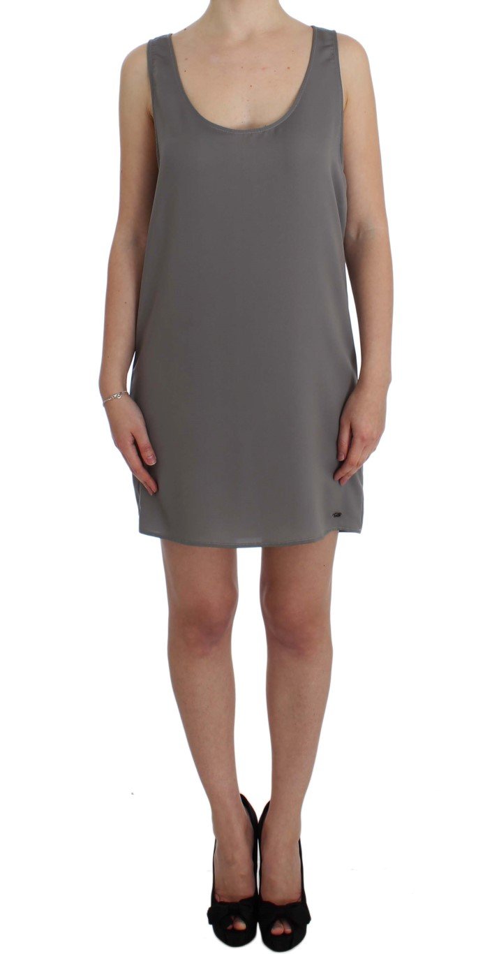 Gray Stretch Shift Lingerie Dress