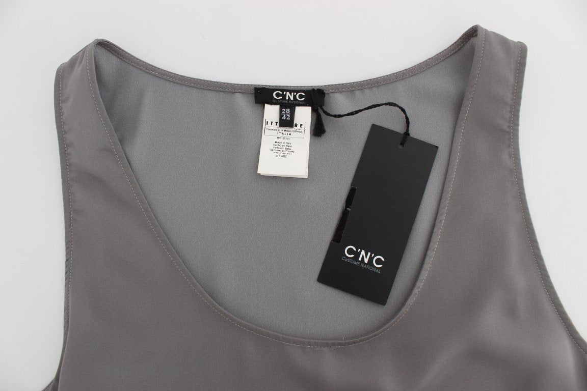 Gray Stretch Shift Lingerie Dress