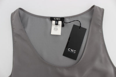 Gray Stretch Shift Lingerie Dress