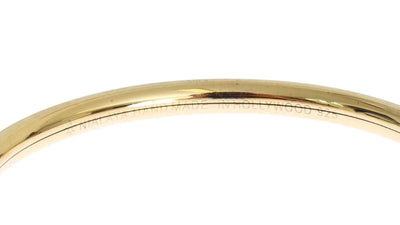 Gold Lion Bangle Bracelet