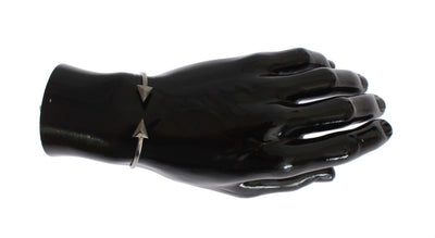 Arrow Gray 925 Silver Bangle Bracelet