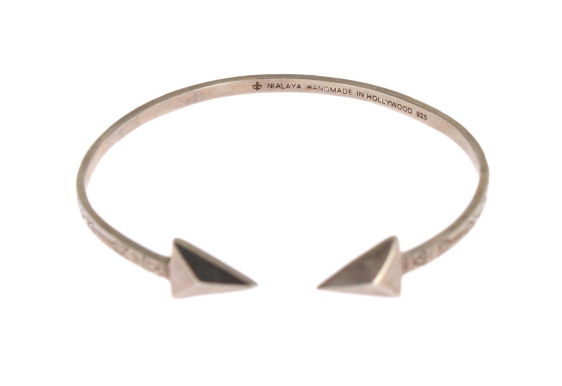 Arrow Cuff 925 Silver Bangle Bracelet