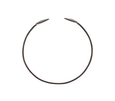Arrow Gray 925 Silver Bangle Bracelet