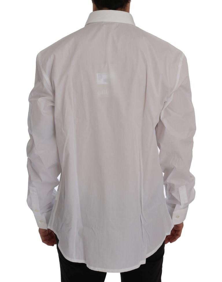 White Formal Cotton Long Sleeve Shirt