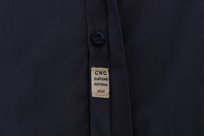Gray Cotton Stretch Casual Shirt