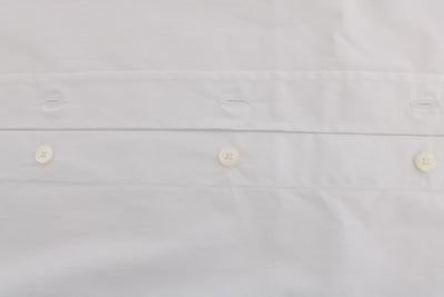 White Formal Cotton Long Sleeve Shirt