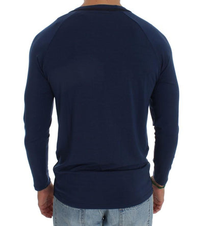 Blue Modal Stretch Sweater