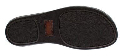 Brown Caiman Crocodile Leather Sandal Shoes