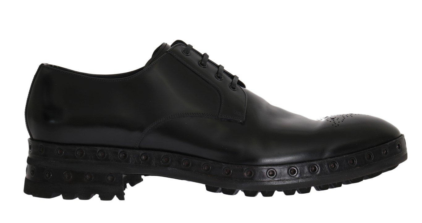 Black Leather Polished Formal Shoes