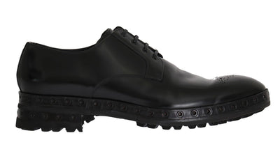Black Leather Polished Formal Shoes